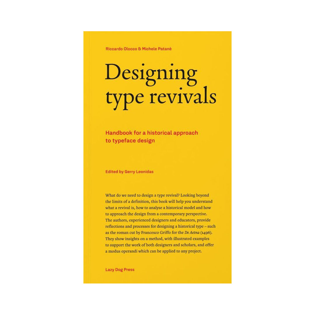 designing type revivals | Large/Kiosk