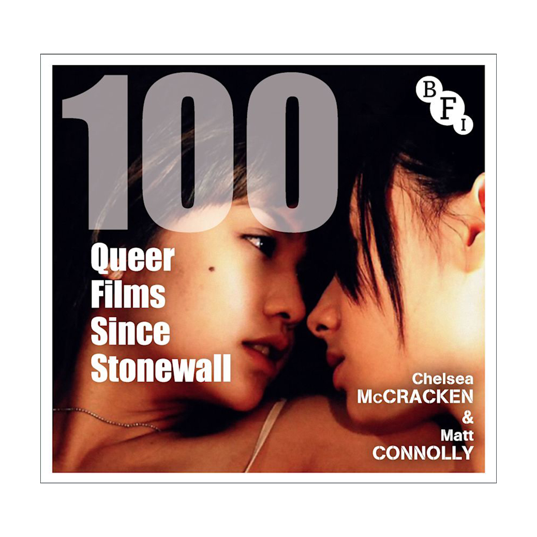 LN_Kiosk_Site_100 Queer films | Large/Kiosk Magazine cover: '100 Queer Films Since Stonewall' with two women in a close-up face-off; Chelsea McCracken & Matt Connolly listed.